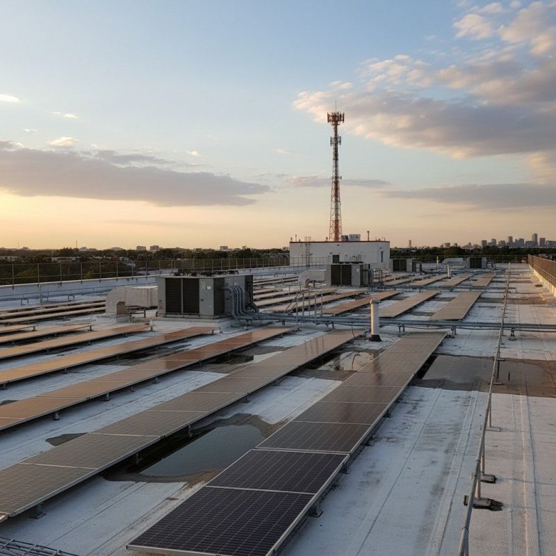 Roof Solar Installation